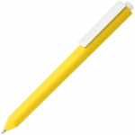 Ручка шариковая Corner, серая с белым - купить оптом