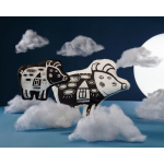 Игрушка «Свинка, витающая в облаках», черная, фото 7