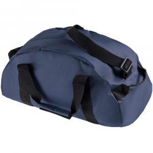 Спортивная сумка Portage, темно-синяя - купить оптом
