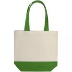 Холщовая сумка Shopaholic, ярко-зеленая, фото 2