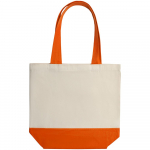 Холщовая сумка Shopaholic, оранжевая, фото 2