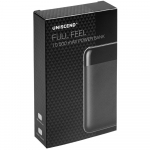 Внешний аккумулятор Uniscend Full Feel 10000 мАч с индикатором, черный, фото 8