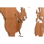 Деревянная карта мира World Map Wall Decoration Exclusive, красное дерево, фото 3