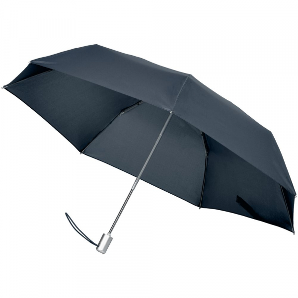 Складной зонт Alu Drop S, 3 сложения, 7 спиц, автомат, синий - купить оптом