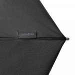 Складной зонт Alu Drop S, 3 сложения, 7 спиц, автомат, черный, фото 8