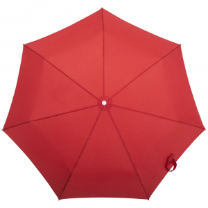 Складной зонт Alu Drop S, 3 сложения, 7 спиц, автомат, красный - купить оптом