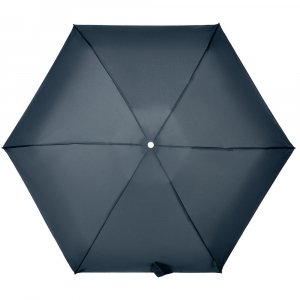 Складной зонт Alu Drop S, 4 сложения, автомат, синий - купить оптом