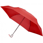 Складной зонт Alu Drop S, 4 сложения, автомат, красный, фото 1