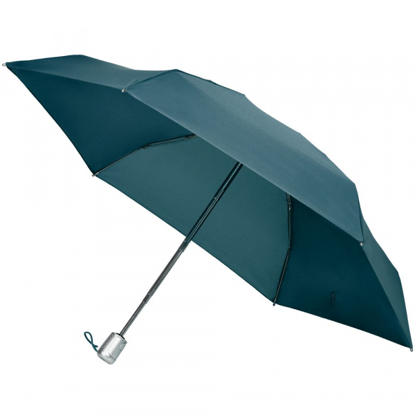 Складной зонт Alu Drop S, 4 сложения, автомат, синий (индиго) - купить оптом
