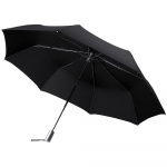 Складной зонт Alu Drop S Golf, 3 сложения, автомат, черный, фото 1