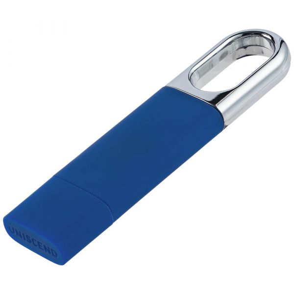Флешка Uniscend Silveren, синяя, 8 Гб - купить оптом