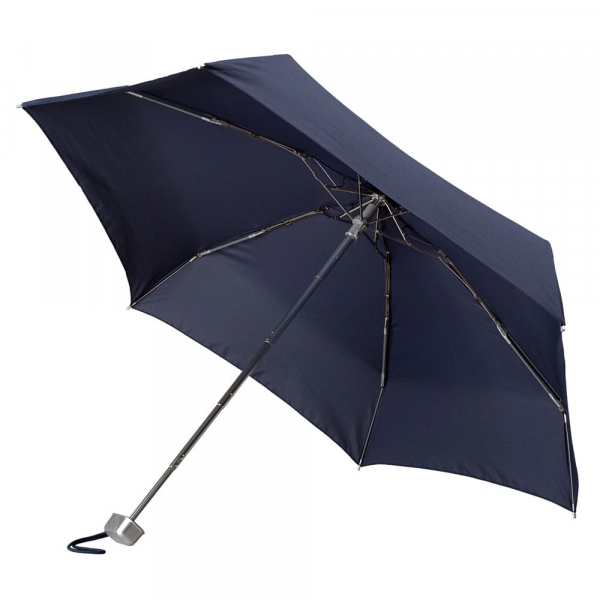 Складной зонт Alu Drop S, 5 сложений, механический, синий - купить оптом