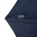 Складной зонт Alu Drop S, 3 сложения, 8 спиц, автомат, синий, фото 4