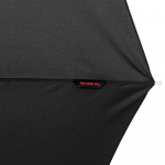 Складной зонт Alu Drop S, 3 сложения, 8 спиц, автомат, черный, фото 4