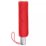 Складной зонт Alu Drop S, 3 сложения, 8 спиц, автомат, красный, фото 3