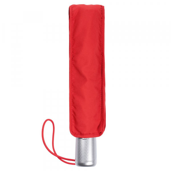 Складной зонт Alu Drop S, 3 сложения, 8 спиц, автомат, красный - купить оптом
