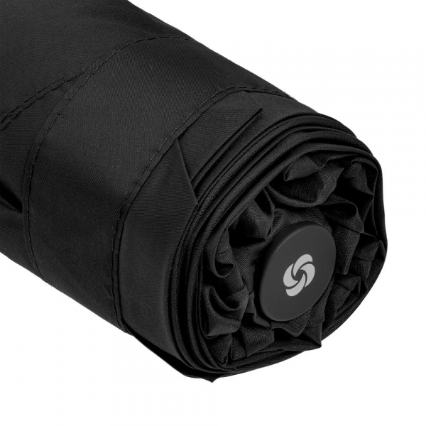 Зонт складной Minipli Colori S, черный - купить оптом