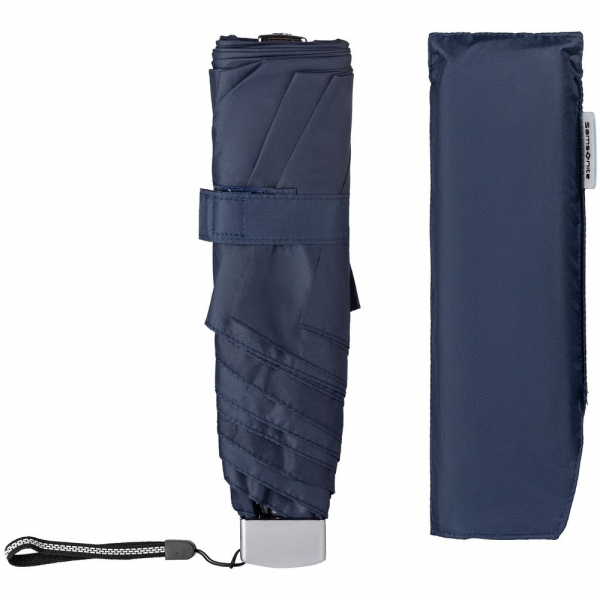 Зонт складной Rain Pro Mini Flat, синий - купить оптом