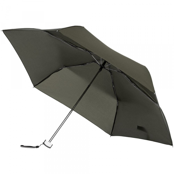 Зонт складной Rain Pro Mini Flat, зеленый (оливковый) - купить оптом
