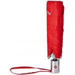 Зонт складной Karissa Slim, автомат, красный, фото 3