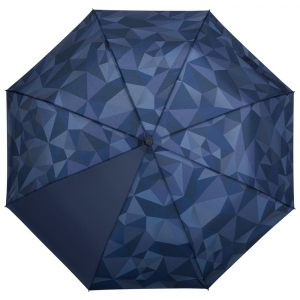 Складной зонт Gems, синий - купить оптом