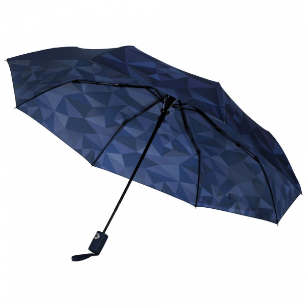 Складной зонт Gems, синий - купить оптом