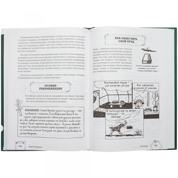 Книга «Сад и огород в рисунках и комиксах» - купить оптом