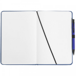 Набор: блокнот Advance с ручкой, синий с черным, фото 2