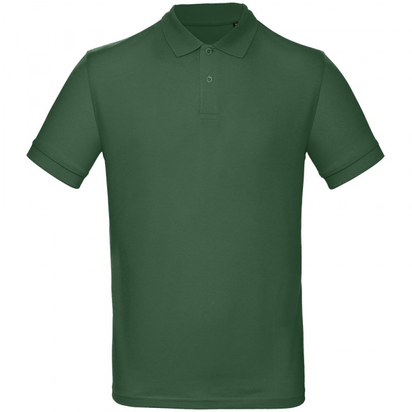 Рубашка поло мужская Inspire, темно-зеленая - купить оптом