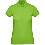 Рубашка поло женская Inspire, темно-зеленая - купить оптом