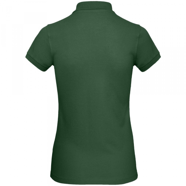 Рубашка поло женская Inspire, темно-зеленая - купить оптом
