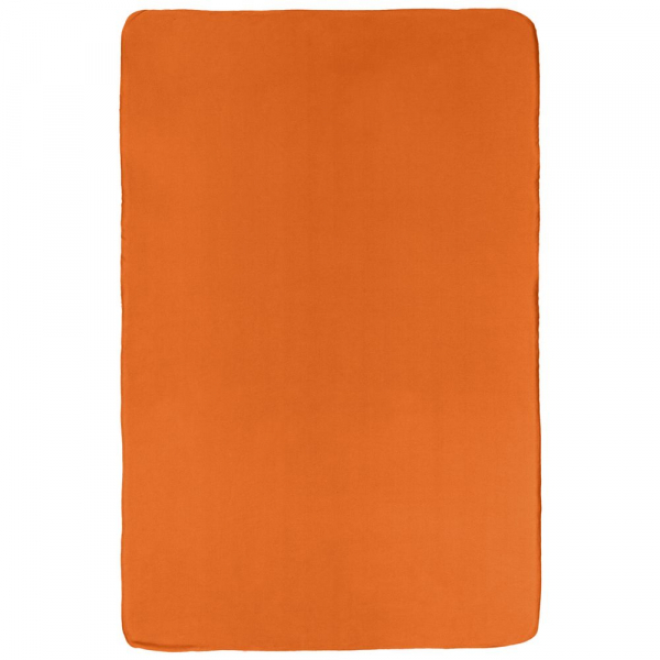 Флисовый плед Warm&Peace, оранжевый - купить оптом
