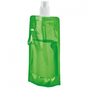 Складная бутылка HandHeld, зеленая - купить оптом