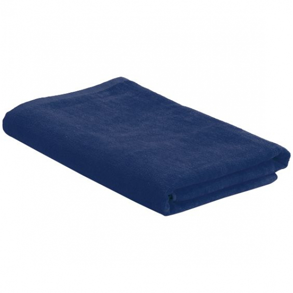 Пляжное полотенце в сумке SoaKing, синее - купить оптом