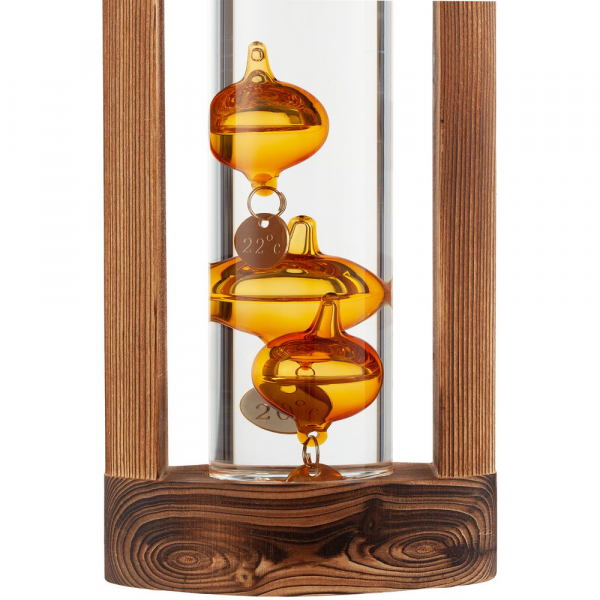 Термометр «Галилео» в деревянном корпусе, неокрашенный - купить оптом