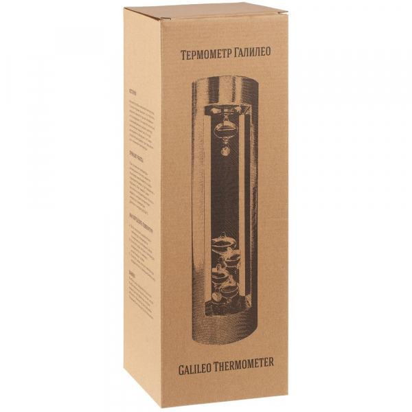 Термометр «Галилео» в деревянном корпусе, неокрашенный - купить оптом