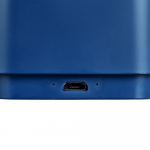 Беспроводная колонка с подсветкой логотипа Glim, синяя, фото 5