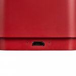 Беспроводная колонка с подсветкой логотипа Glim, красная, фото 5