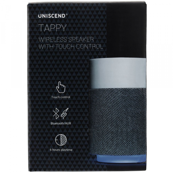 Беспроводная колонка Uniscend Tappy, черная - купить оптом