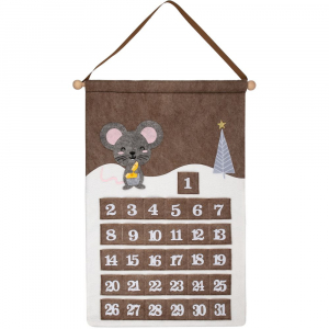 Адвент-календарь Noel, с мышкой - купить оптом