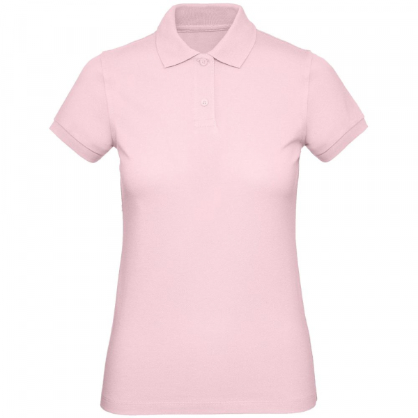 Рубашка поло женская Inspire, розовая - купить оптом