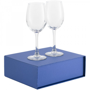 Набор бокалов для вина Wine House , синий - купить оптом