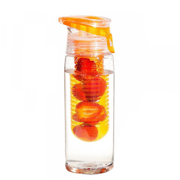 Бутылка для воды Flavour It 2 Go, оранжевая - купить оптом