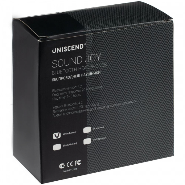Беспроводные наушники Uniscend Sound Joy, черные - купить оптом