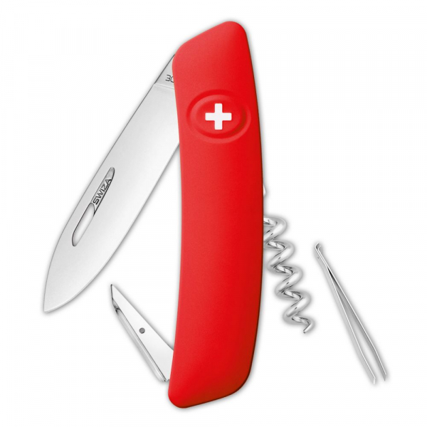 Швейцарский нож D01, красный - купить оптом