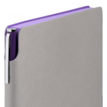 Ежедневник Flexpen, недатированный, серебристо-фиолетовый, фото 2