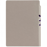 Ежедневник Flexpen, недатированный, серебристо-фиолетовый, фото 4