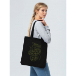 Холщовая сумка «Полинезийский дракон», черная, фото 4