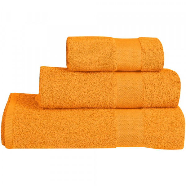 Полотенце Soft Me Large, оранжевое - купить оптом