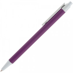 Ручка шариковая Button Up, фиолетовая с белым, фото 2